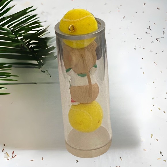 Hallmark Keepsake Ornament - 1993 - Perfect Match - Mouse Tennis Balls - Picture 5 of 10